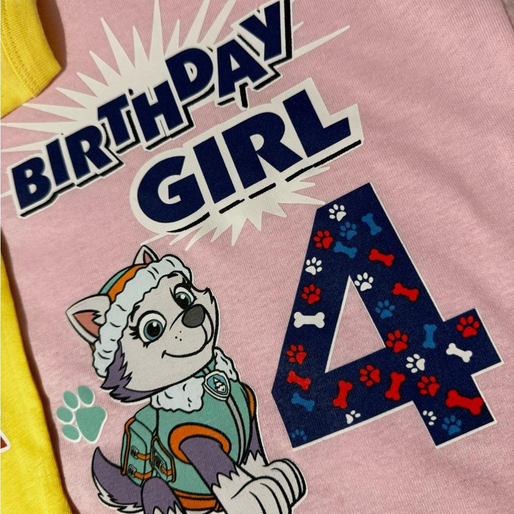 PAW PATROL CUSTOMIZED SHIRT 4T